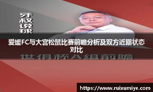 爱媛FC与大宫松鼠比赛前瞻分析及双方近期状态对比